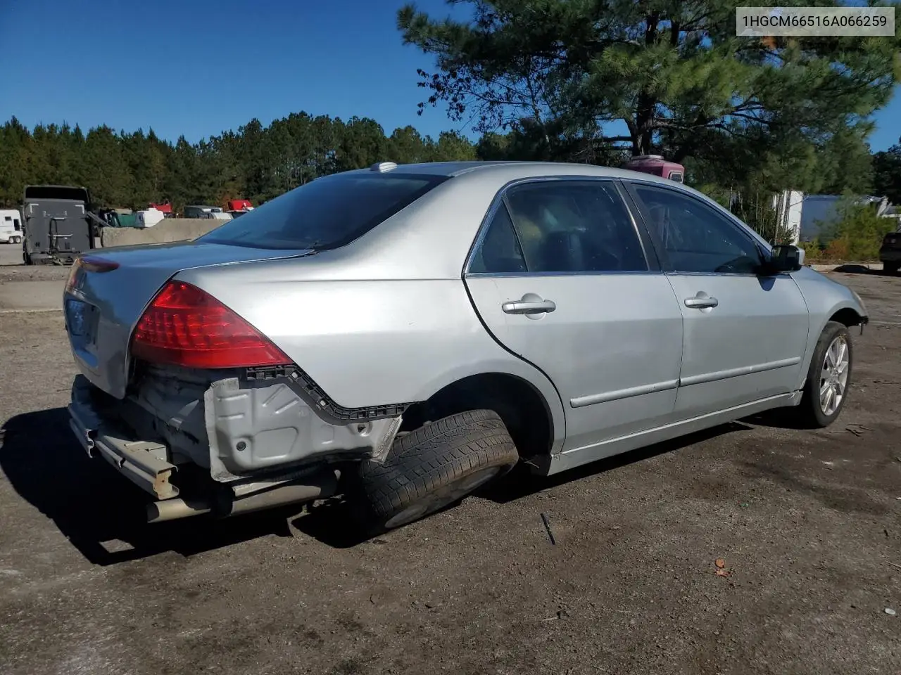 1HGCM66516A066259 2006 Honda Accord Ex