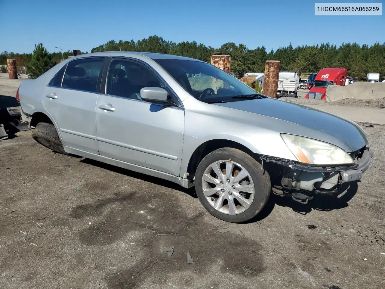 1HGCM66516A066259 2006 Honda Accord Ex