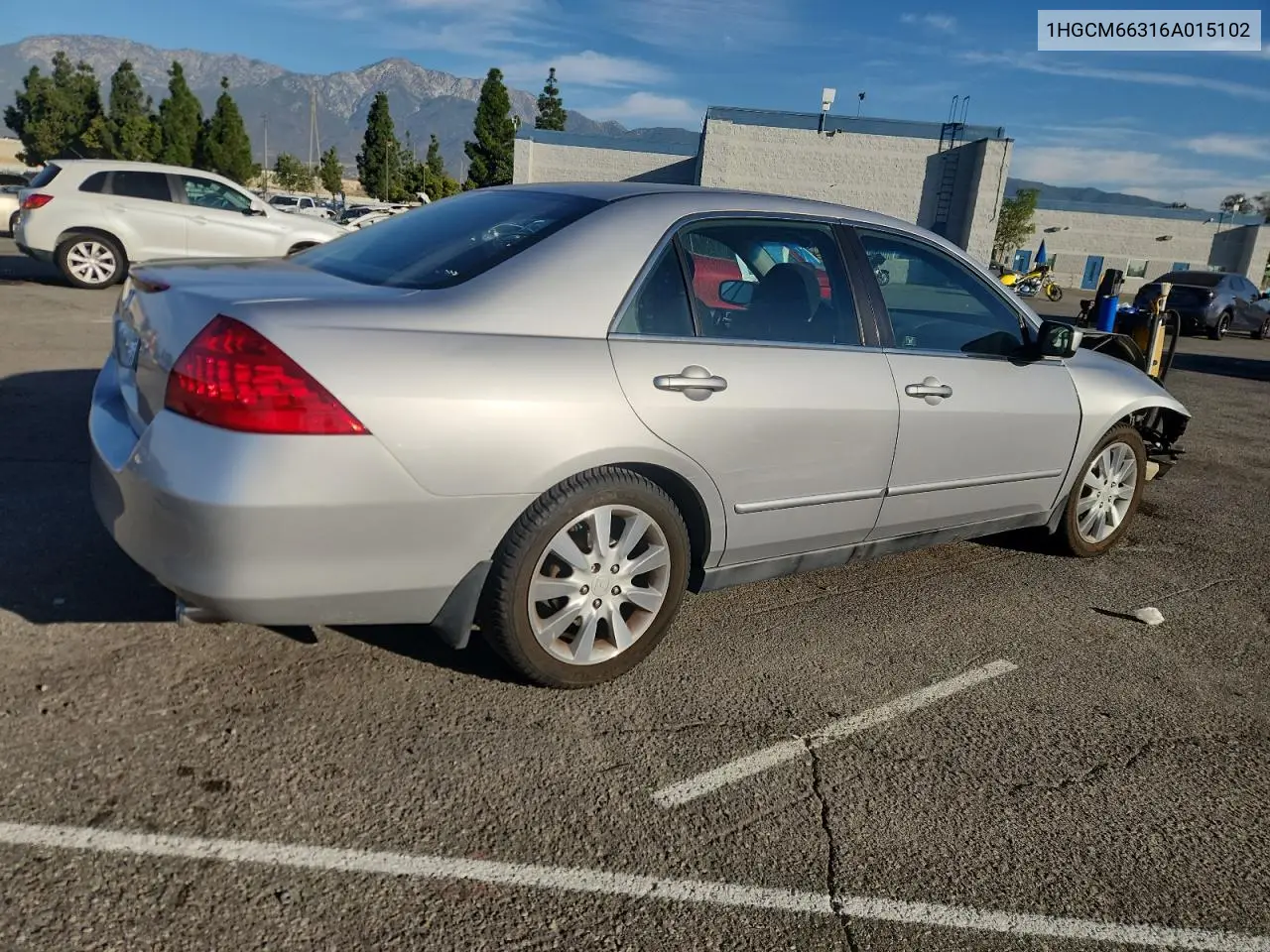 1HGCM66316A015102 2006 Honda Accord Lx