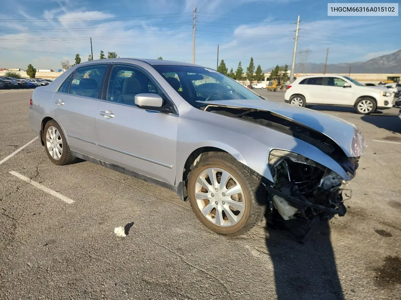 1HGCM66316A015102 2006 Honda Accord Lx