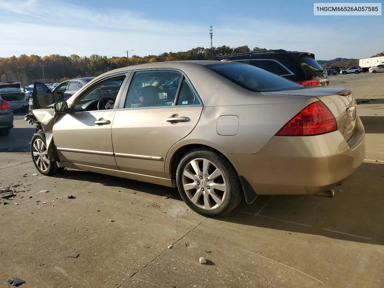 1HGCM66526A057585 2006 Honda Accord Ex