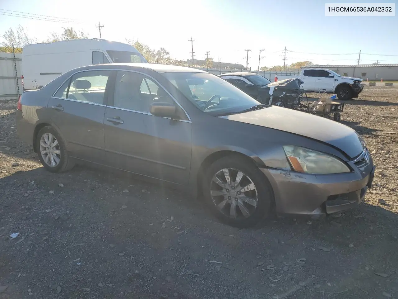 1HGCM66536A042352 2006 Honda Accord Ex