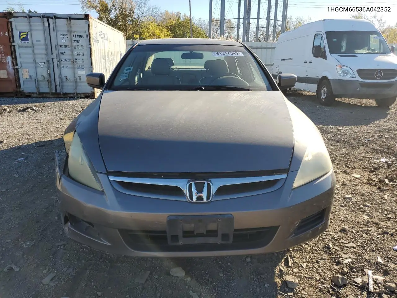 1HGCM66536A042352 2006 Honda Accord Ex