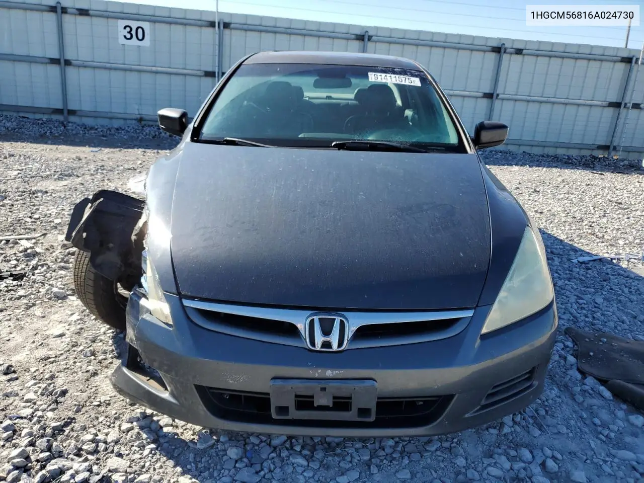 1HGCM56816A024730 2006 Honda Accord Ex