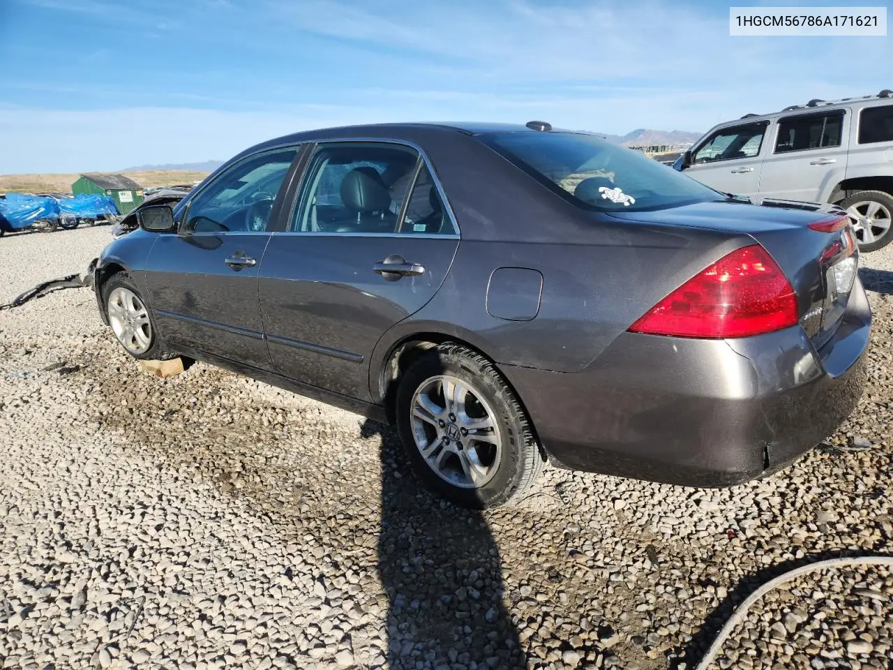 1HGCM56786A171621 2006 Honda Accord Ex