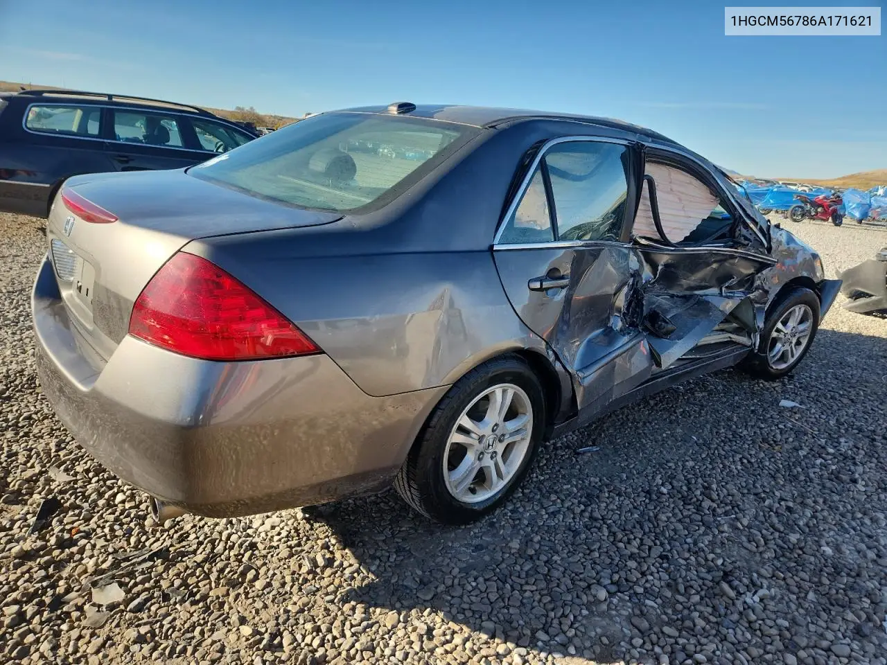 1HGCM56786A171621 2006 Honda Accord Ex