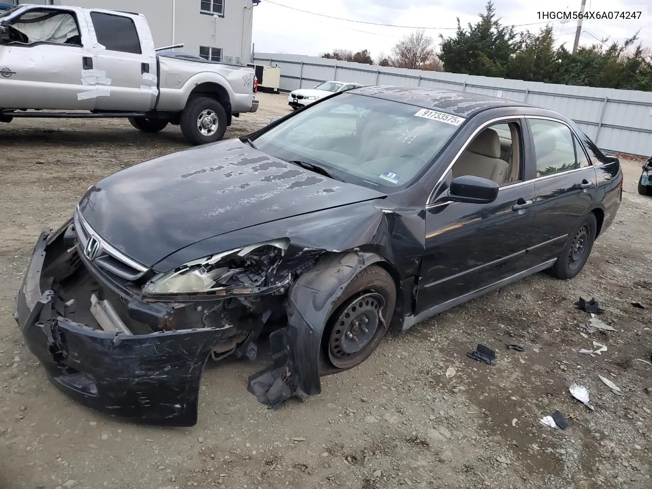 1HGCM564X6A074247 2006 Honda Accord Lx
