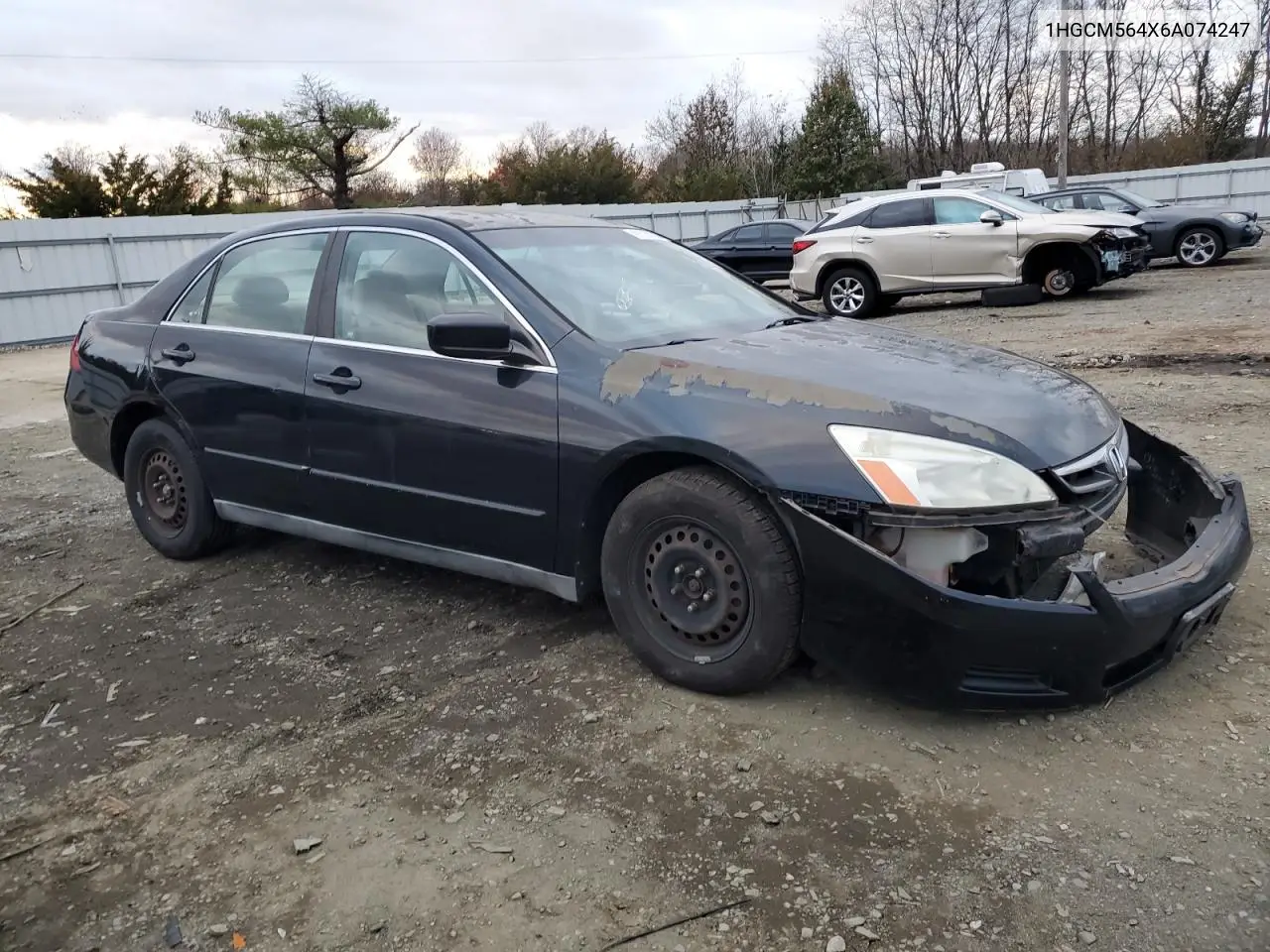 1HGCM564X6A074247 2006 Honda Accord Lx