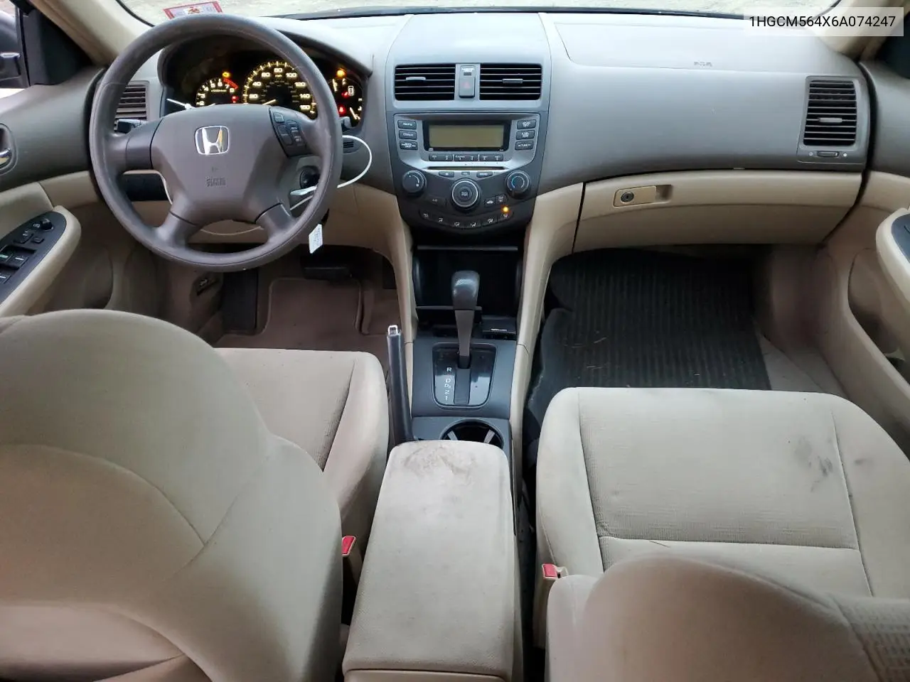 1HGCM564X6A074247 2006 Honda Accord Lx
