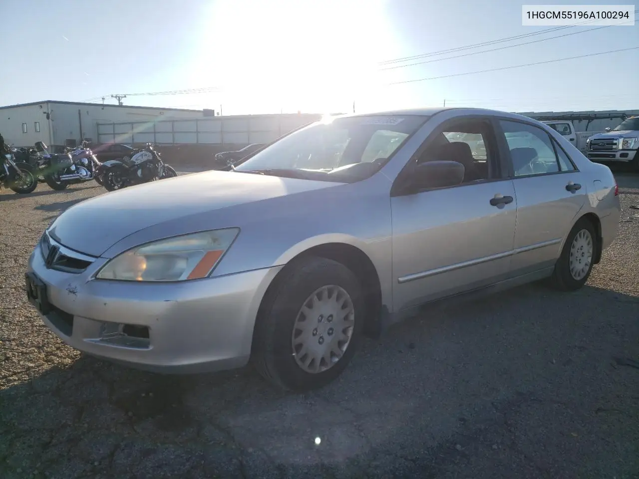 1HGCM55196A100294 2006 Honda Accord Value