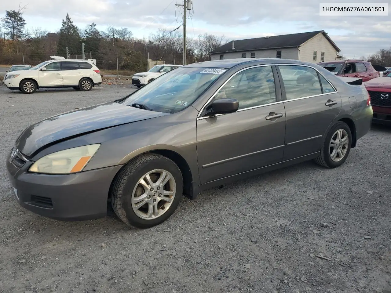 1HGCM56776A061501 2006 Honda Accord Ex