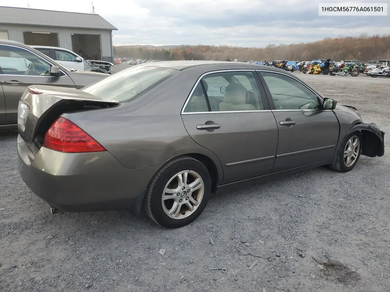 1HGCM56776A061501 2006 Honda Accord Ex
