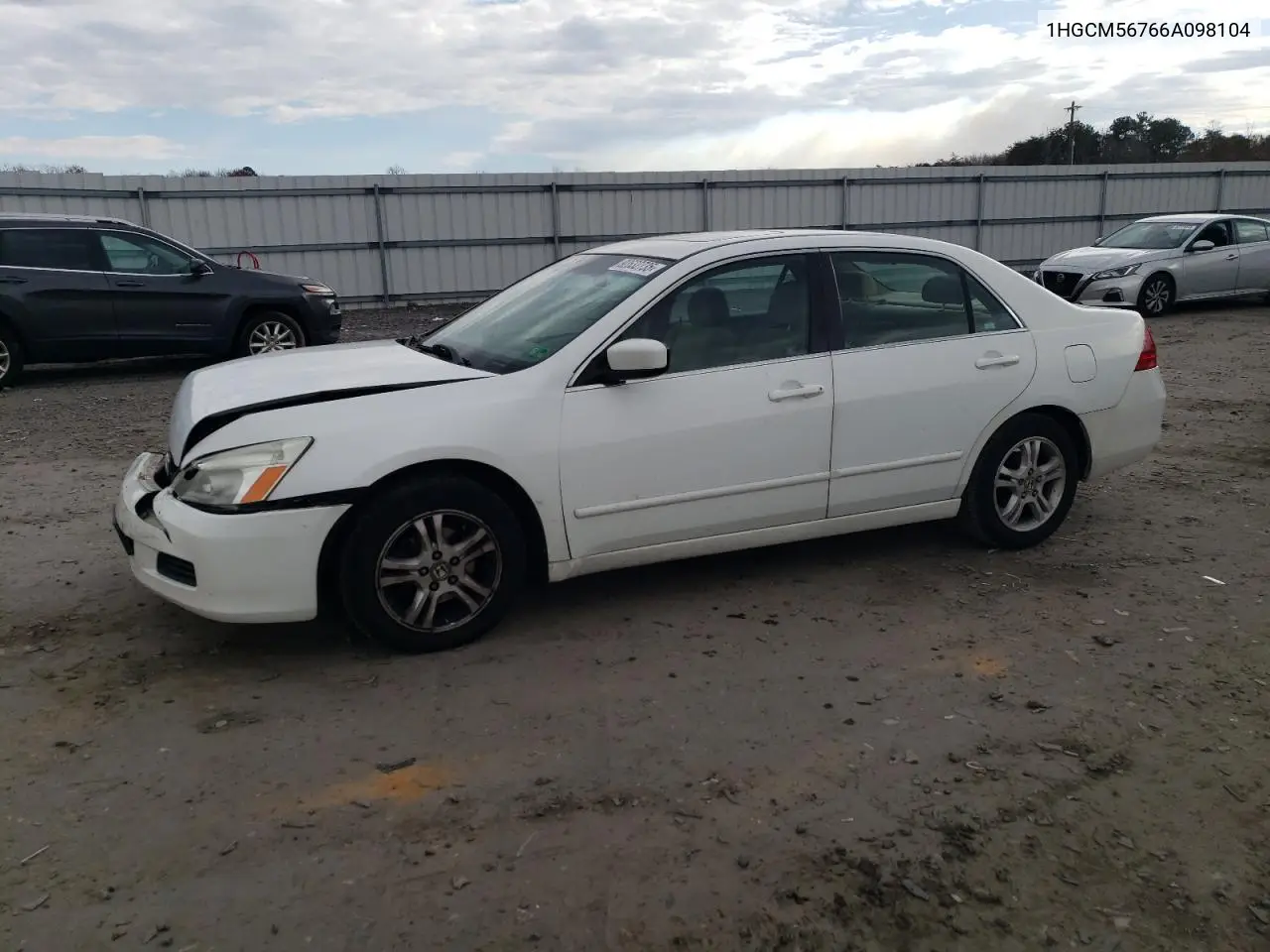 1HGCM56766A098104 2006 Honda Accord Ex