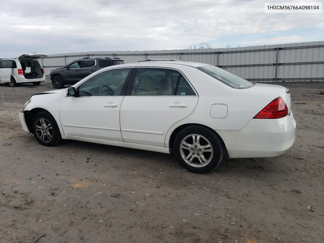 1HGCM56766A098104 2006 Honda Accord Ex