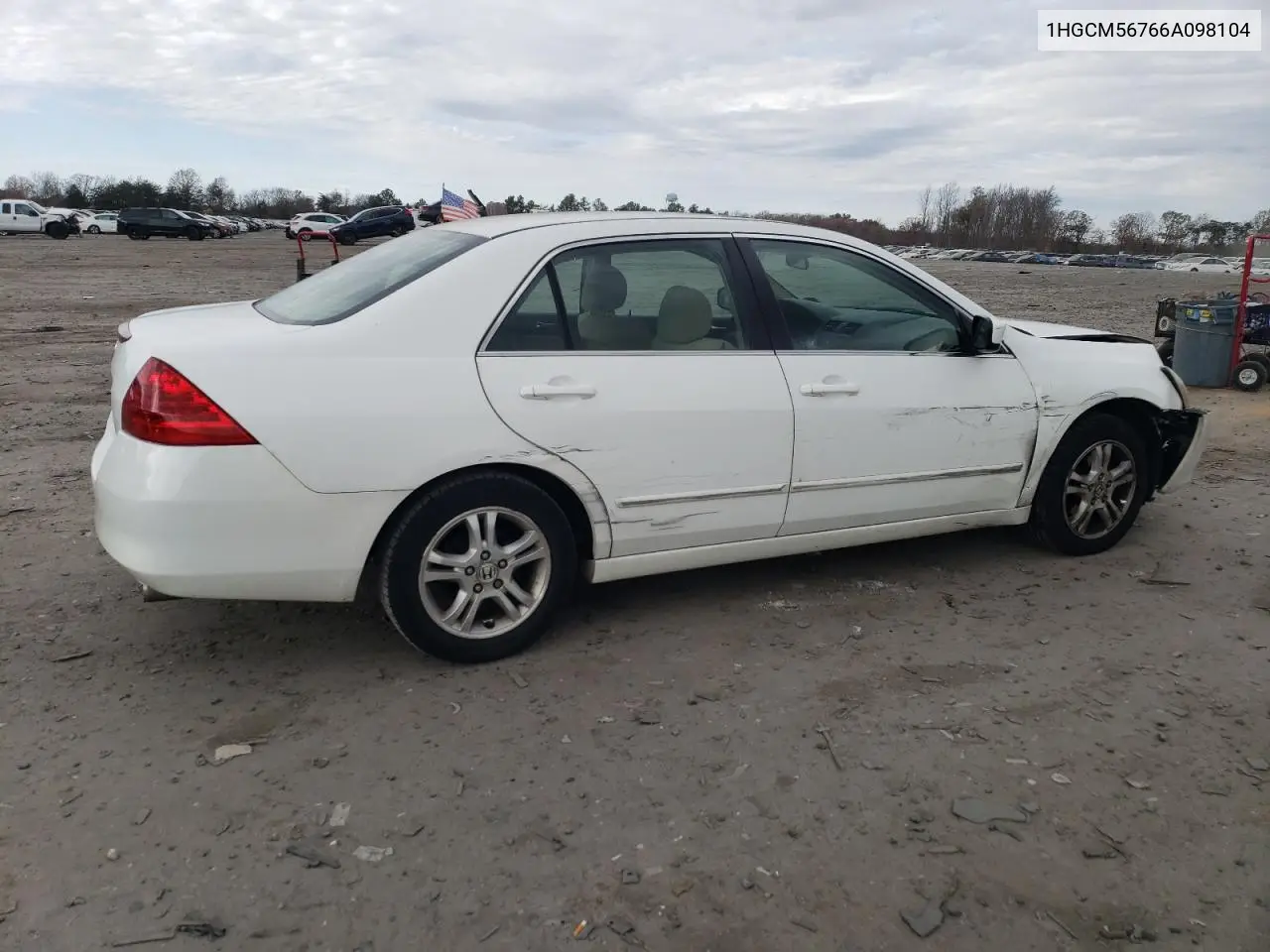 1HGCM56766A098104 2006 Honda Accord Ex