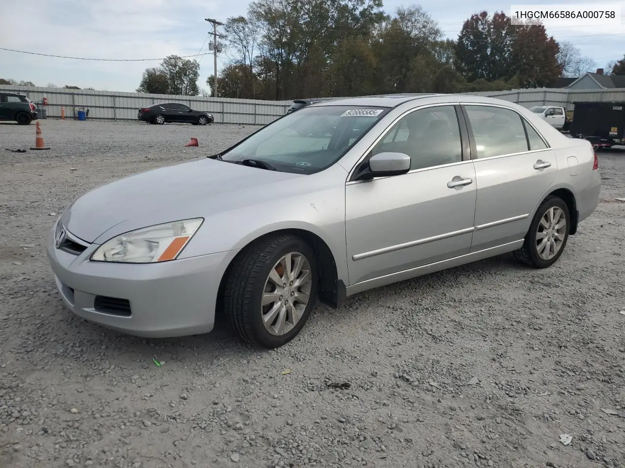 1HGCM66586A000758 2006 Honda Accord Ex