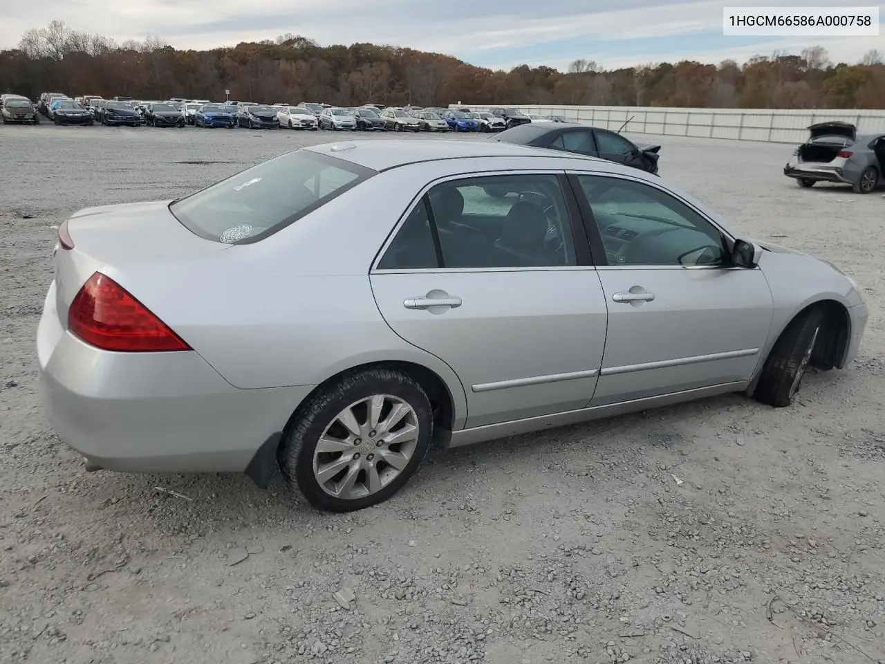 1HGCM66586A000758 2006 Honda Accord Ex