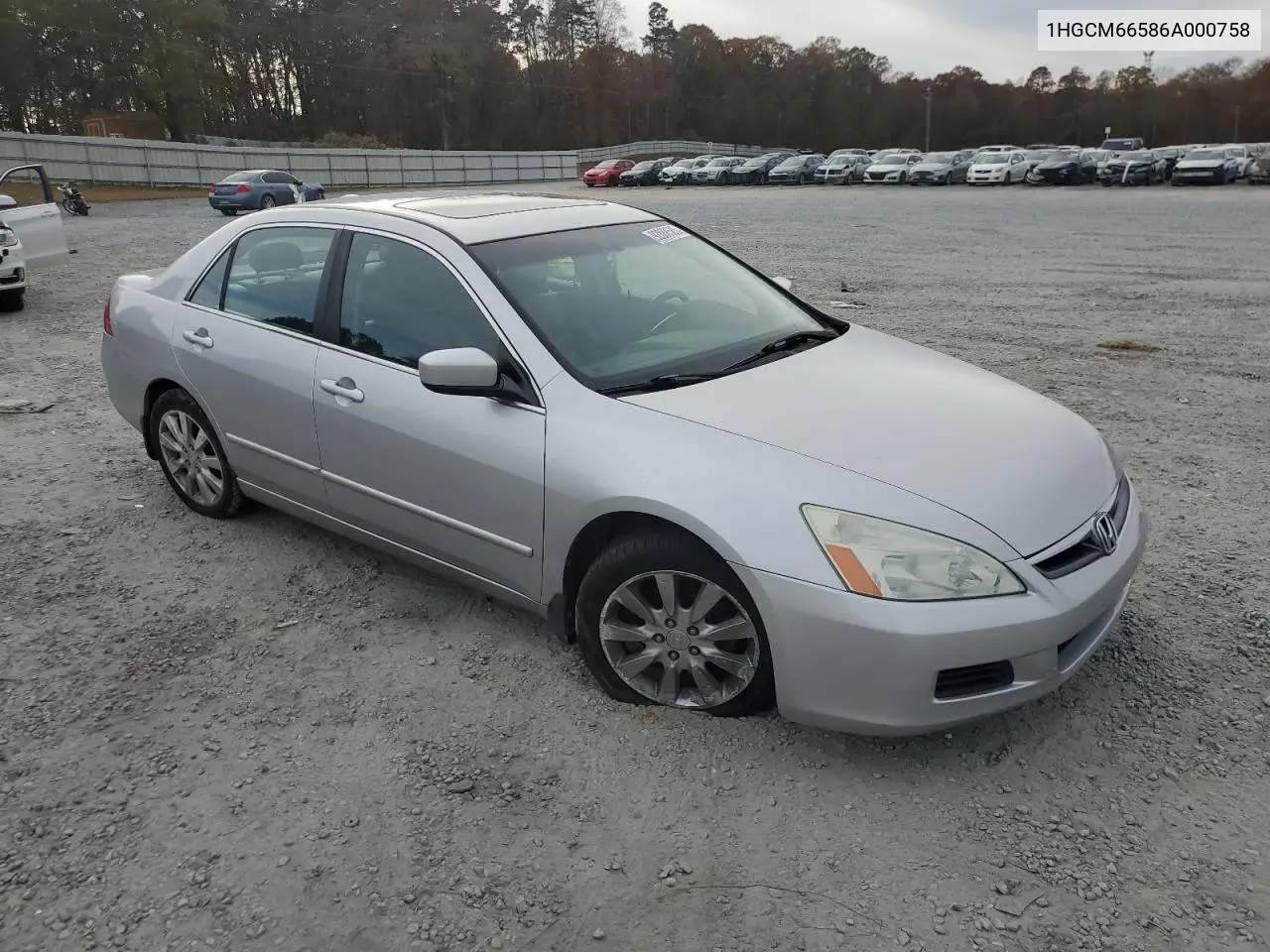 1HGCM66586A000758 2006 Honda Accord Ex