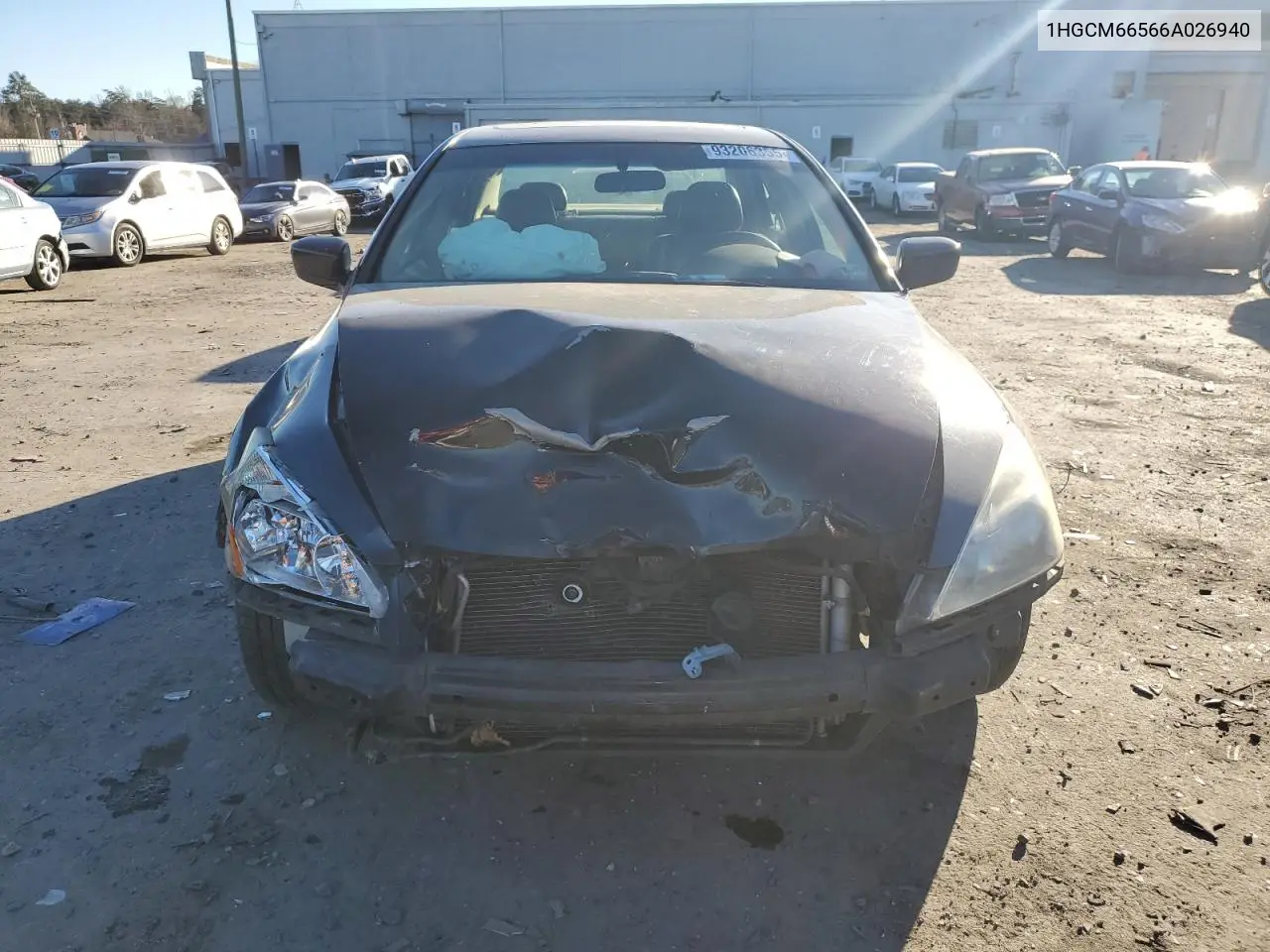 1HGCM66566A026940 2006 Honda Accord Ex
