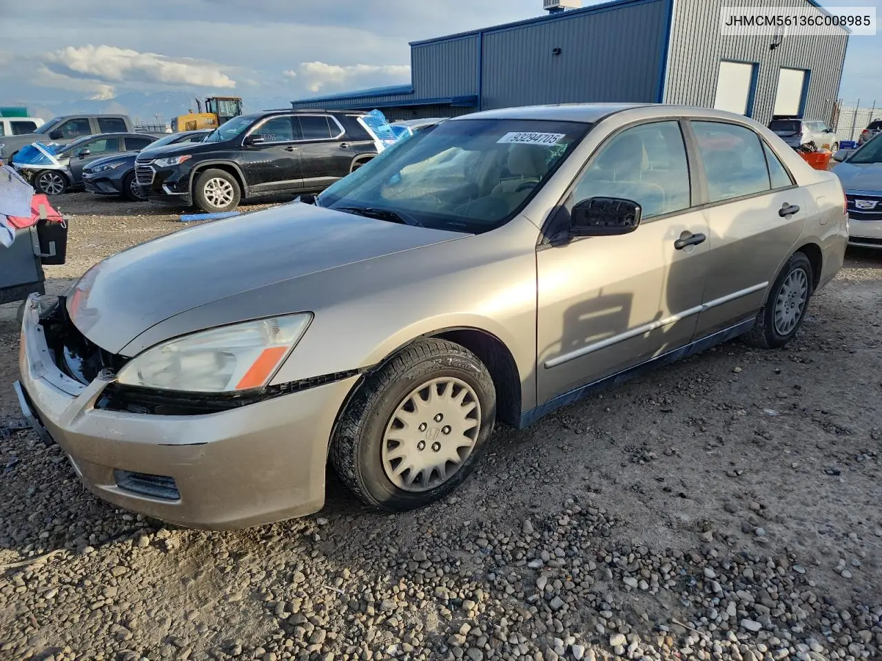 JHMCM56136C008985 2006 Honda Accord Value