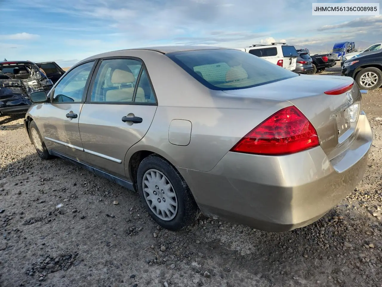 JHMCM56136C008985 2006 Honda Accord Value