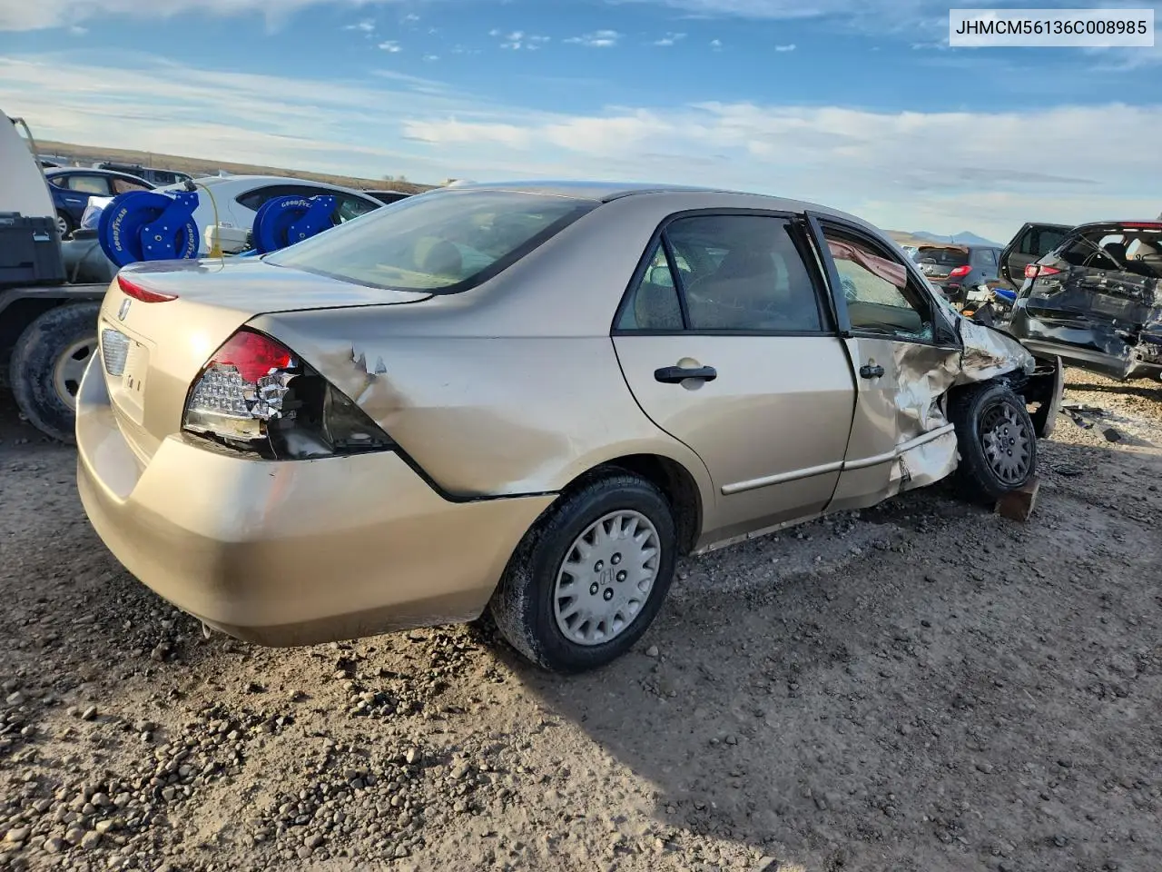 JHMCM56136C008985 2006 Honda Accord Value