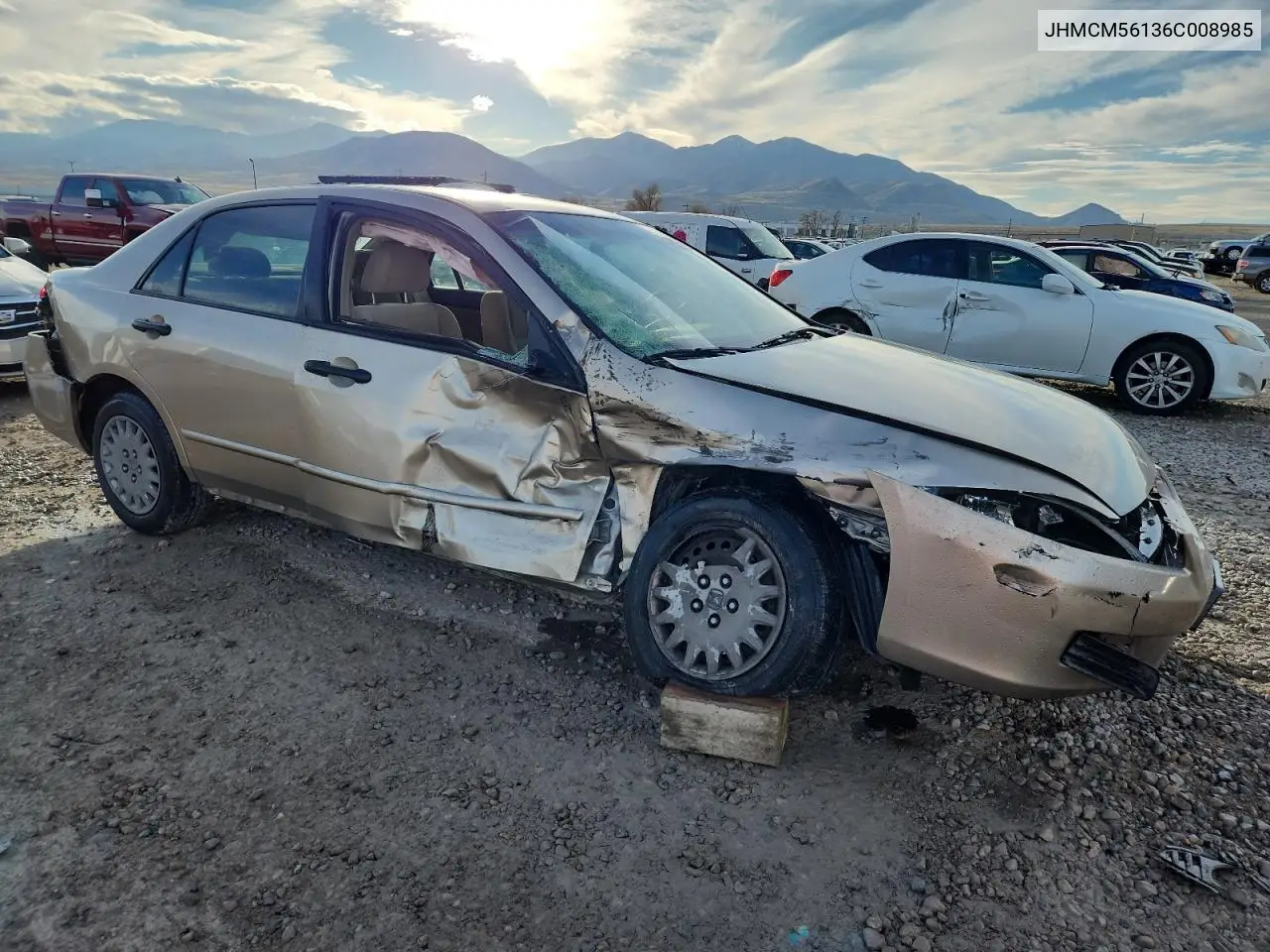 JHMCM56136C008985 2006 Honda Accord Value