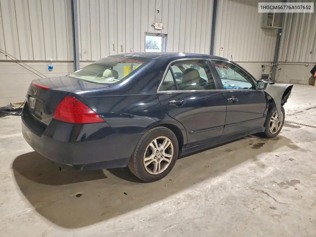 1HGCM56776A107652 2006 Honda Accord Ex