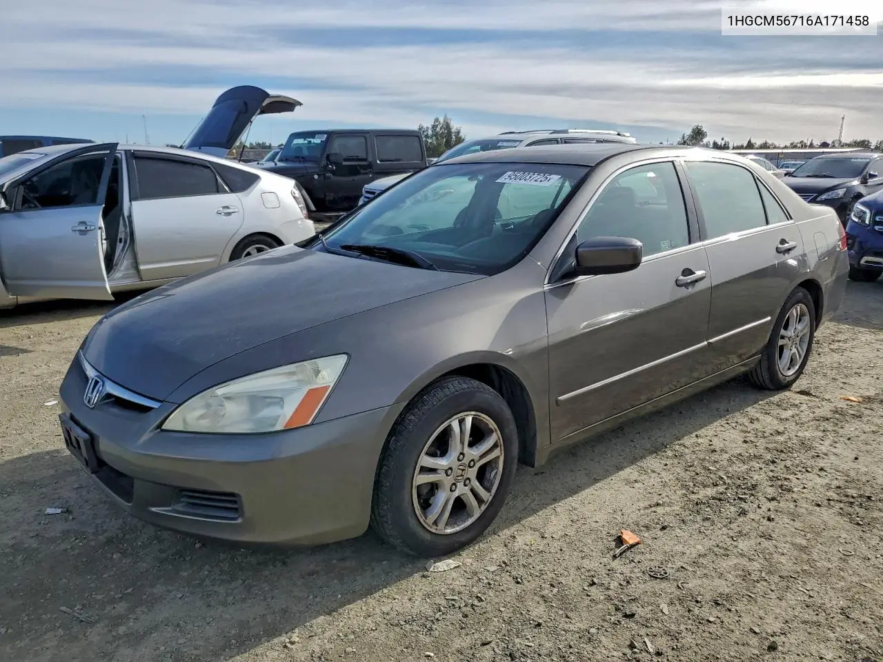 1HGCM56716A171458 2006 Honda Accord Ex