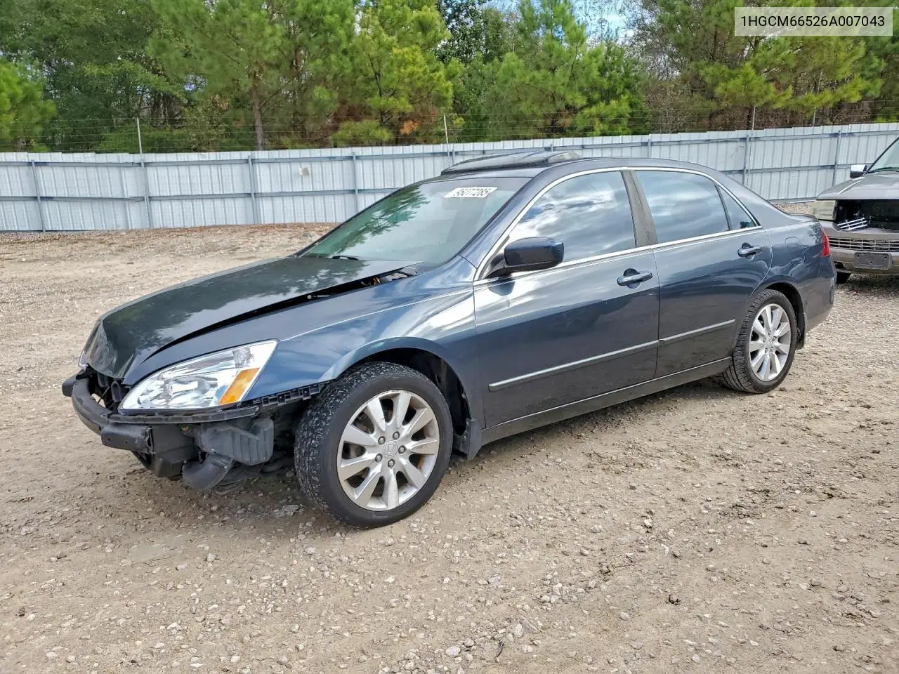 1HGCM66526A007043 2006 Honda Accord Ex
