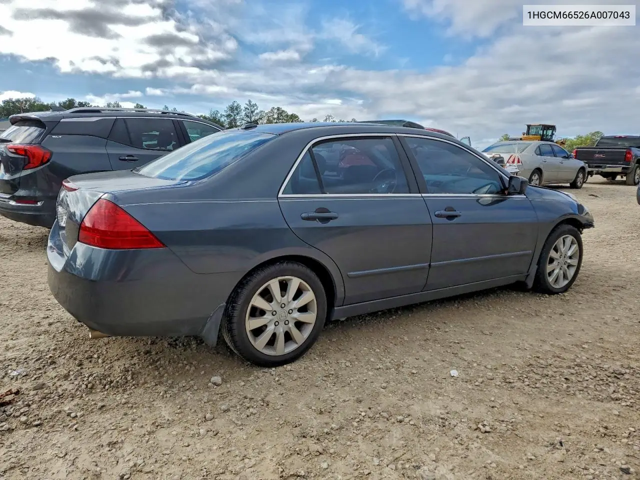 1HGCM66526A007043 2006 Honda Accord Ex