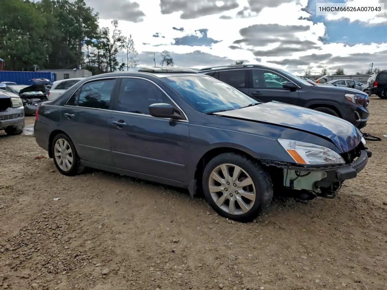 1HGCM66526A007043 2006 Honda Accord Ex