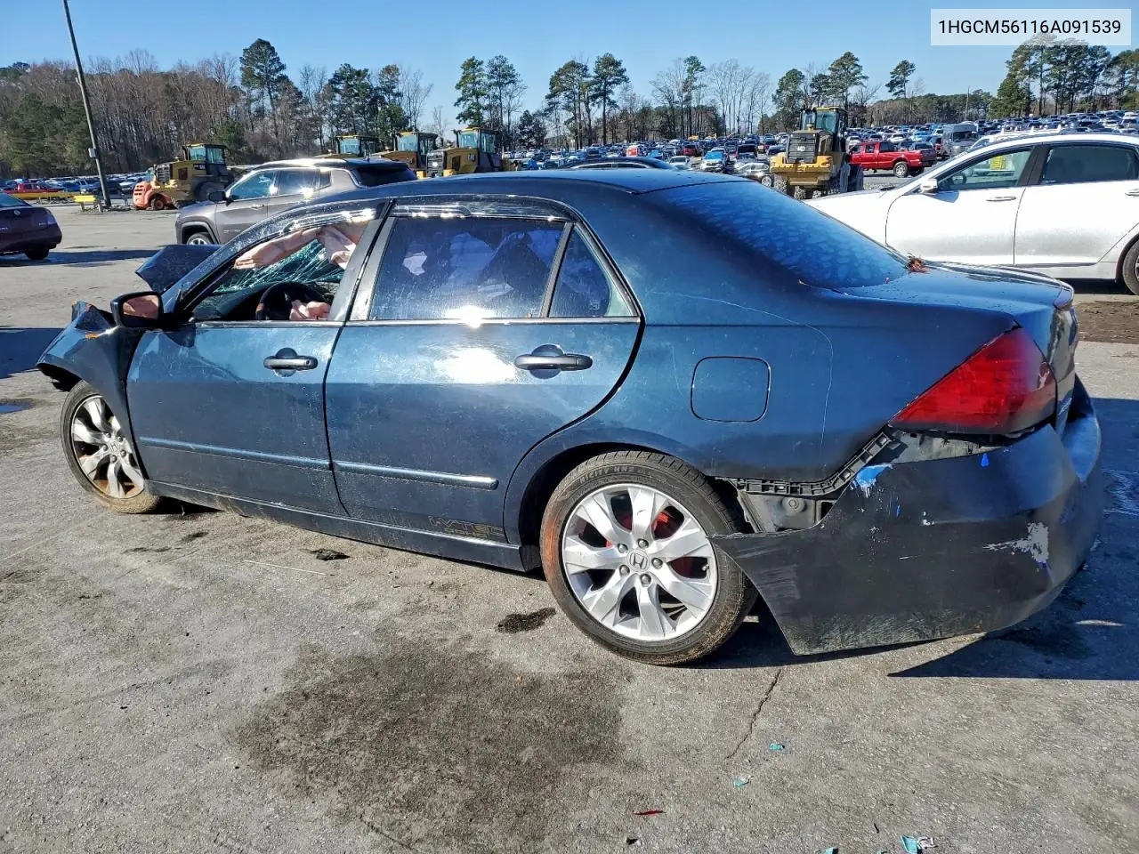1HGCM56116A091539 2006 Honda Accord Value