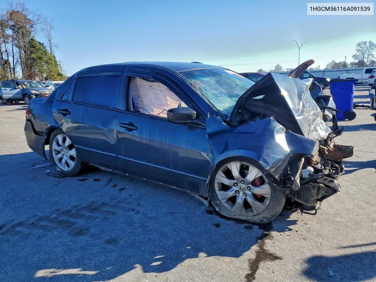 1HGCM56116A091539 2006 Honda Accord Value