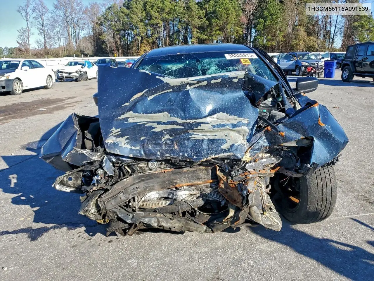 1HGCM56116A091539 2006 Honda Accord Value