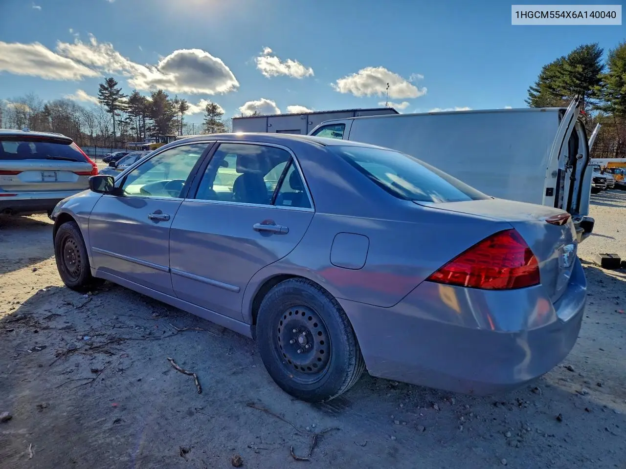 1HGCM554X6A140040 2006 Honda Accord Lx