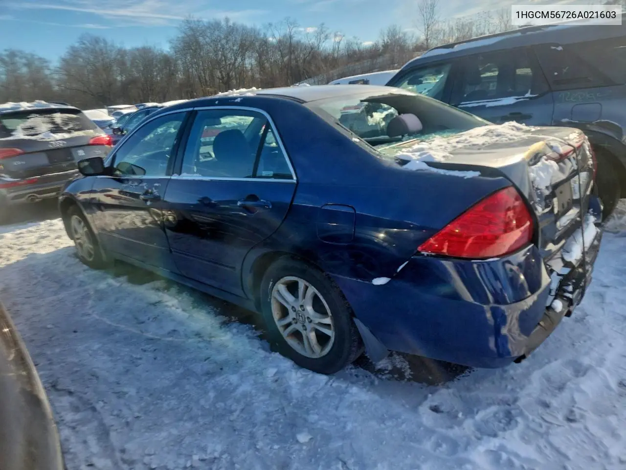 1HGCM56726A021603 2006 Honda Accord Ex