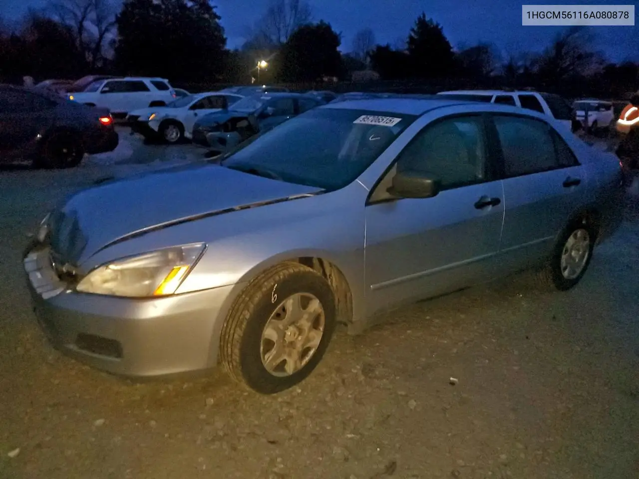 1HGCM56116A080878 2006 Honda Accord Value
