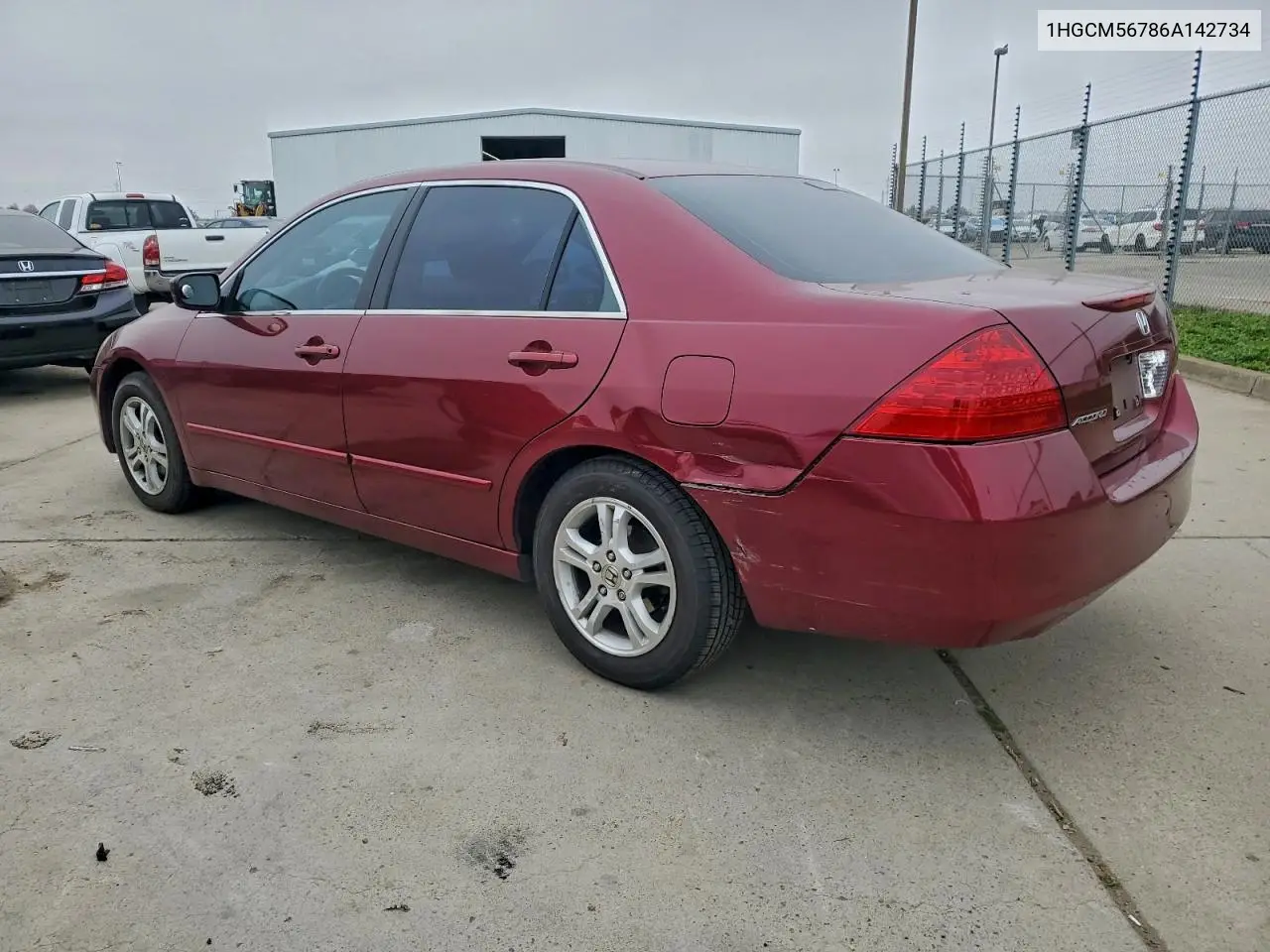 1HGCM56786A142734 2006 Honda Accord Ex
