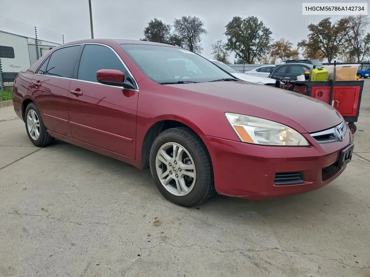 1HGCM56786A142734 2006 Honda Accord Ex