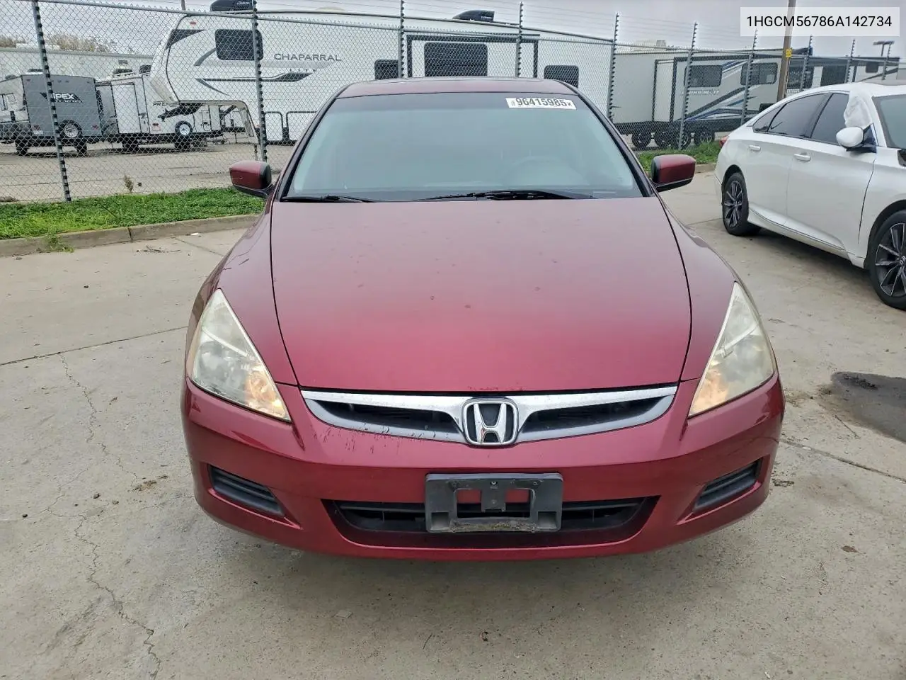 1HGCM56786A142734 2006 Honda Accord Ex