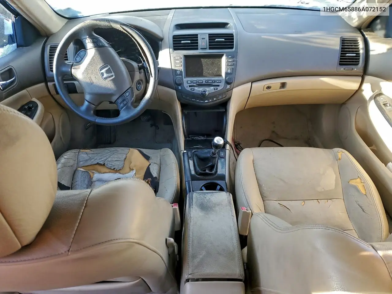 1HGCM65886A072152 2006 Honda Accord Ex