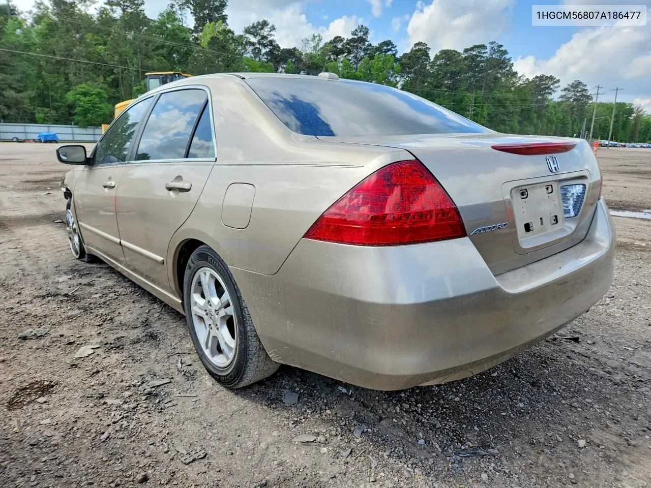 1HGCM56807A186477 2007 Honda Accord Ex