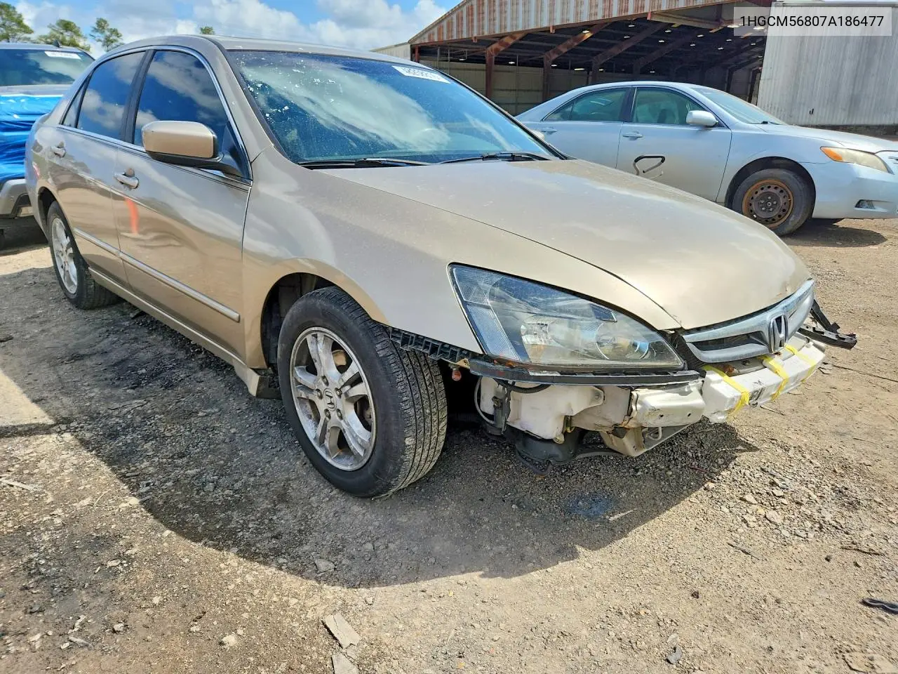 1HGCM56807A186477 2007 Honda Accord Ex