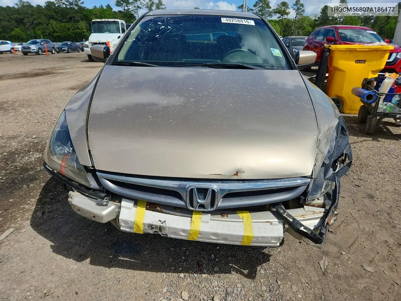 1HGCM56807A186477 2007 Honda Accord Ex
