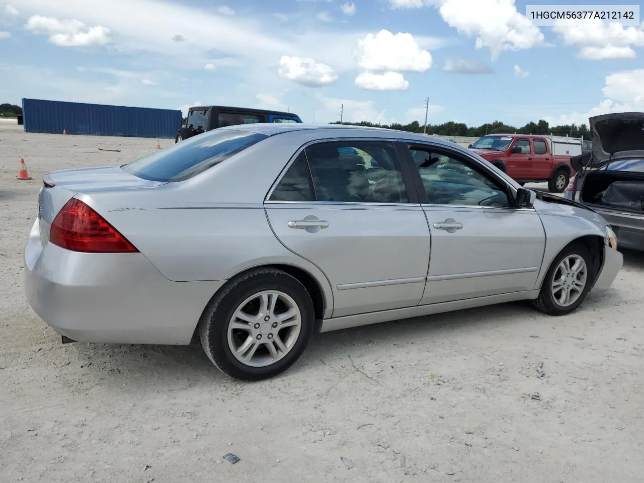 2007 Honda Accord Se VIN: 1HGCM56377A212142 Lot: 65941634