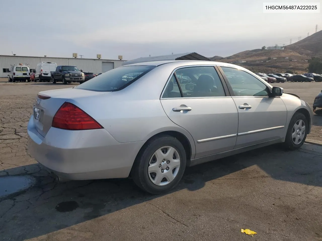 2007 Honda Accord Lx VIN: 1HGCM56487A222025 Lot: 70480324