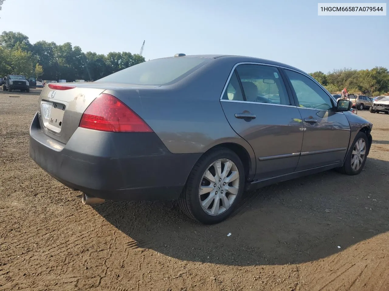 2007 Honda Accord Ex VIN: 1HGCM66587A079544 Lot: 71266534