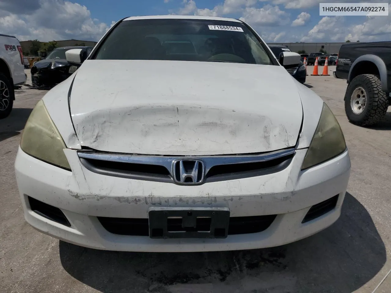 1HGCM66547A092274 2007 Honda Accord Ex