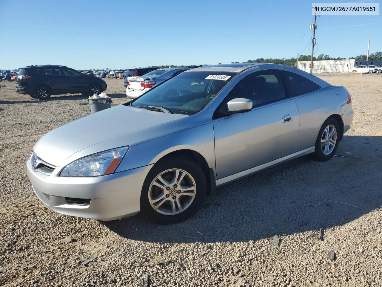 1HGCM72677A019551 2007 Honda Accord Ex